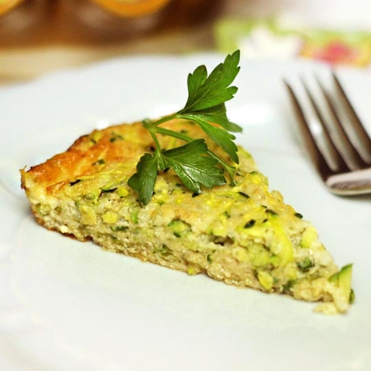 Easy Flourless Zucchini Pie: Healthy, High-Protein & Gluten-Free